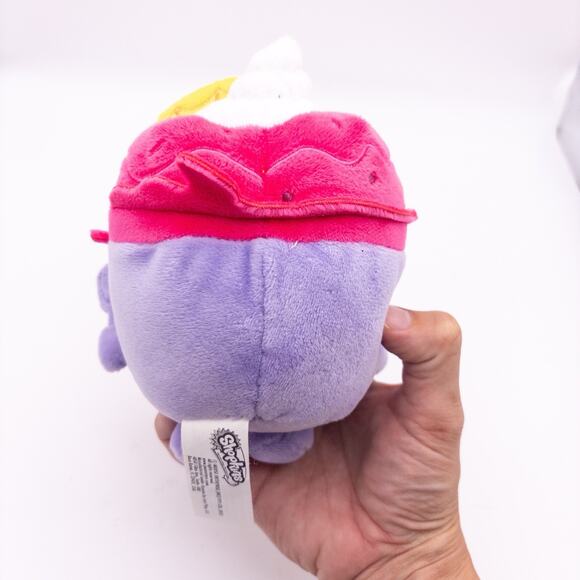 Lot Of 3 Shopkins Plush Berry Smoothie Bean, Ice Cream Queen, Cheeky Chocolate - Picture 9 of 9